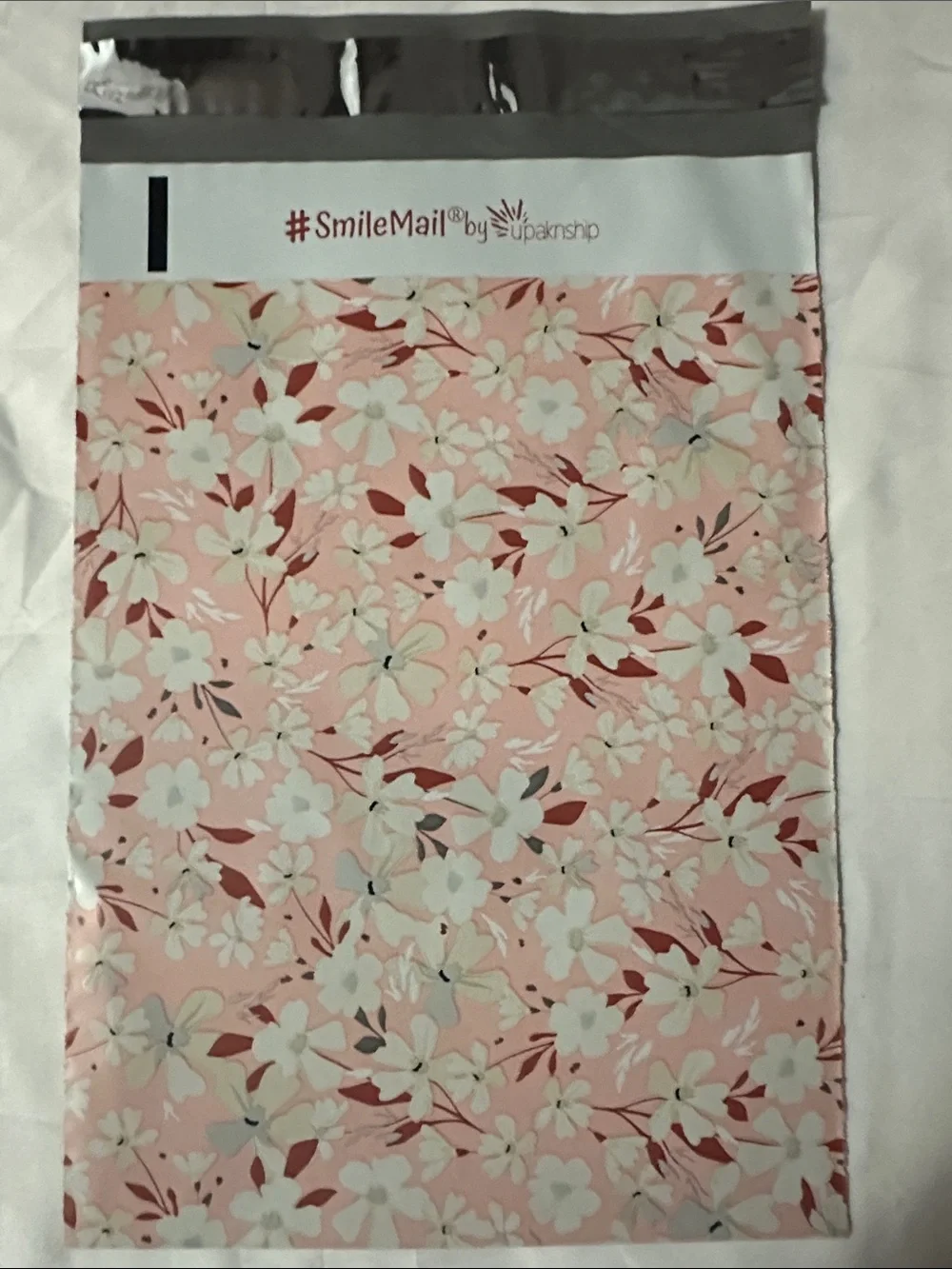 Pink Floral Poly Mailers 7.5x10.5 Shipping Bags 30 Pack